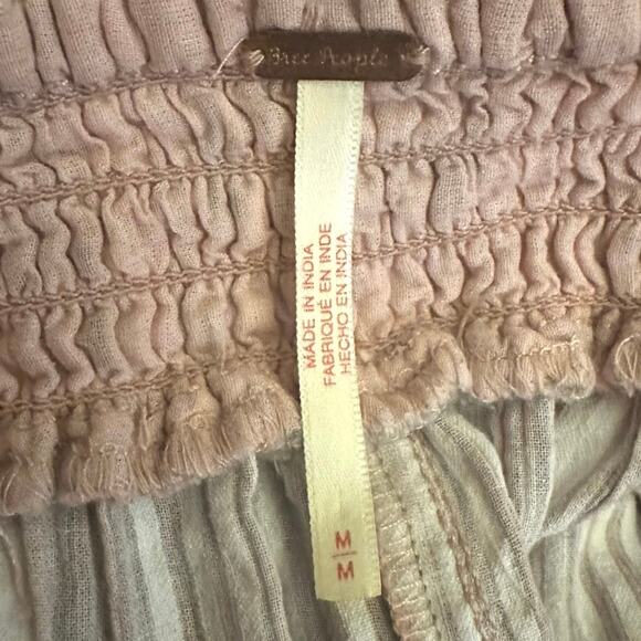 Free People Ethereal Dainty Cottage Bordeaux Floral Maxi Skirt Size Medium - Picture 11 of 15